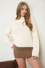 Central Park Long Sleeve Pocket Sweater