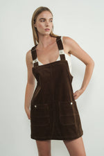 So Cute Overall Mini Dress