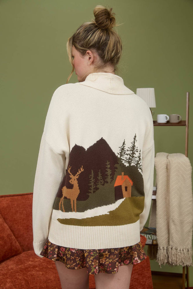 Vintage Camp Toggle Cardigan