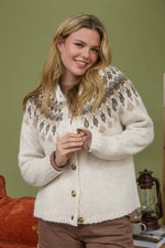 Fair Isle Button Down Cardigan
