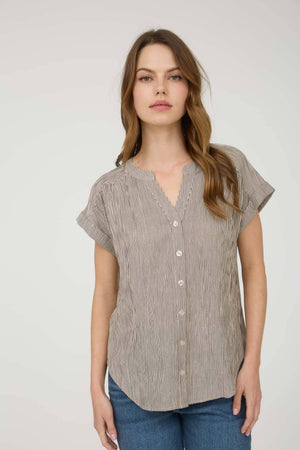 Celine Pinstripe Button Down Shirt