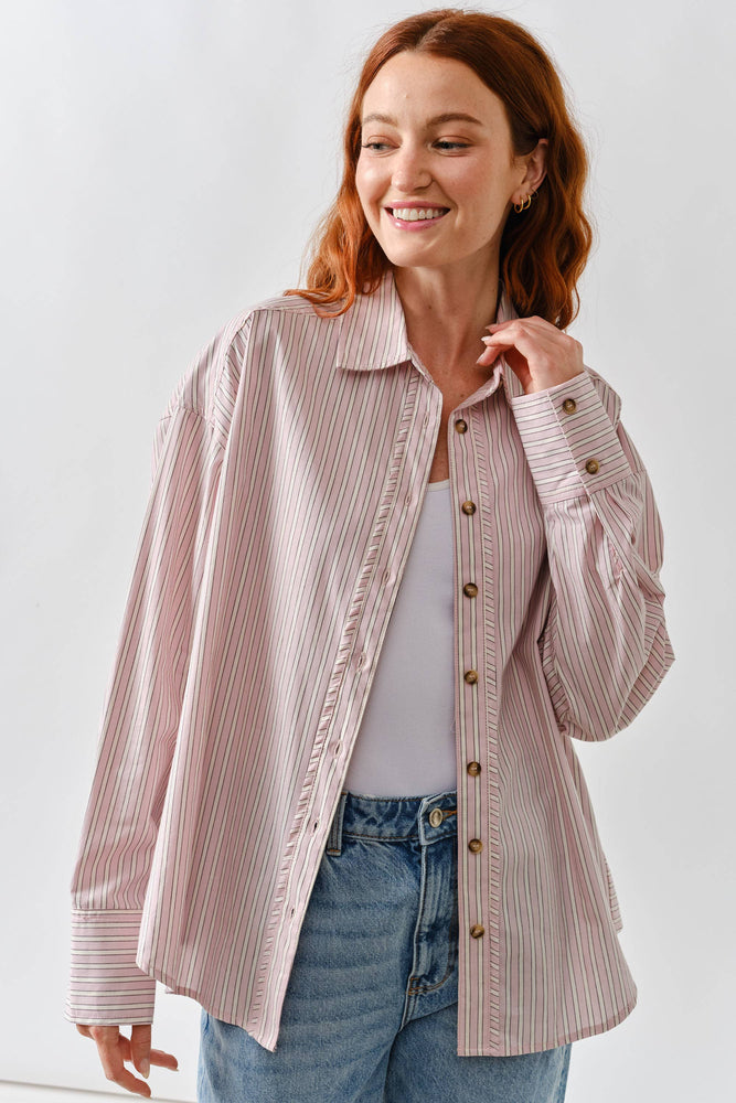 Structured Button Down