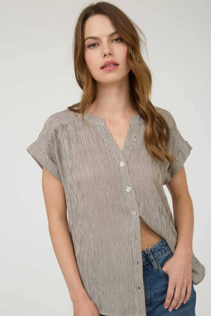 Celine Pinstripe Button Down Shirt
