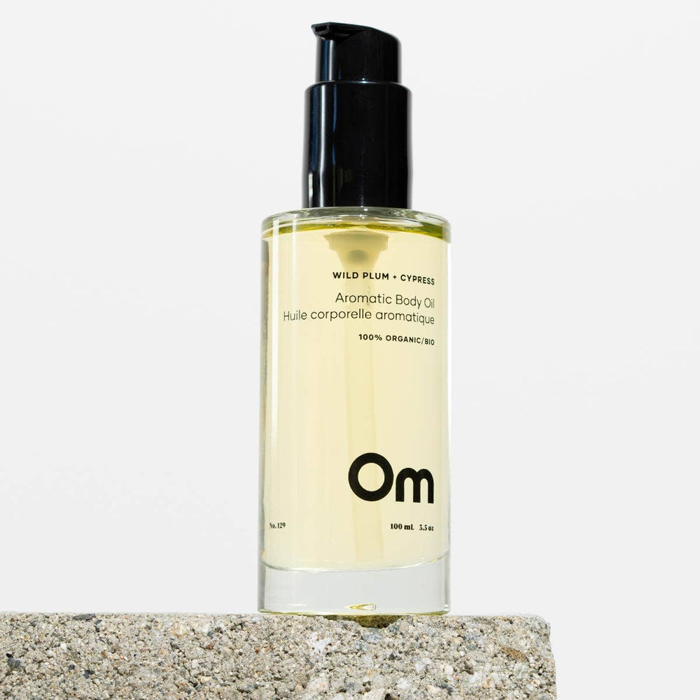 Om Organics Skincare - Wild Plum + Cypress Aromatic Body Oil: Full Size - 100 ml