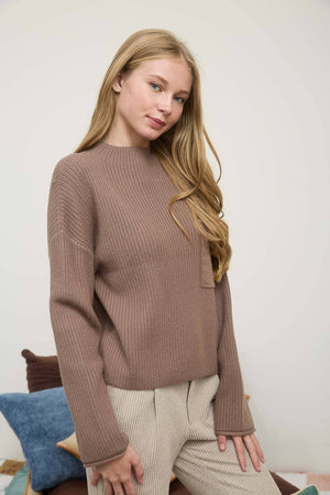 Central Park Long Sleeve Pocket Sweater