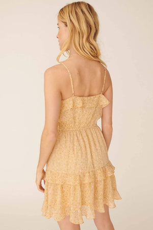 Dreamy and Floral Mini Dress