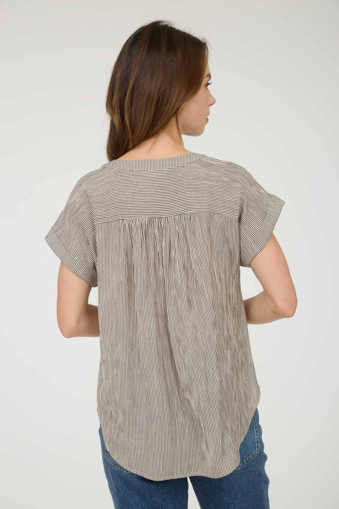 Celine Pinstripe Button Down Shirt
