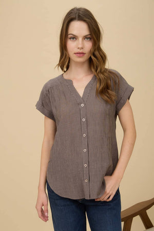 Celine Pinstripe Button Down Shirt