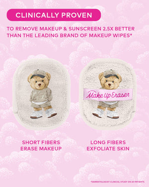 Teddy Bear Set & Cosmetic Bag
