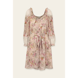 Tea and Lace Long Sleeve Mini Dress