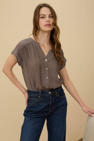 Celine Pinstripe Button Down Shirt