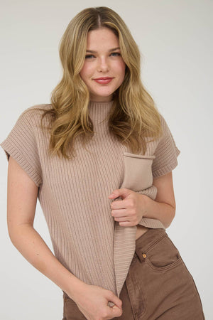 Central Park Knitted Pocket Top