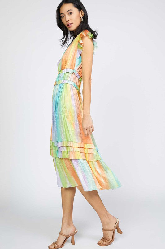 
                
                    Load image into Gallery viewer, Tropical Vaycay Midi Dress
                
            