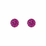 Radiance Studs Fuchsia