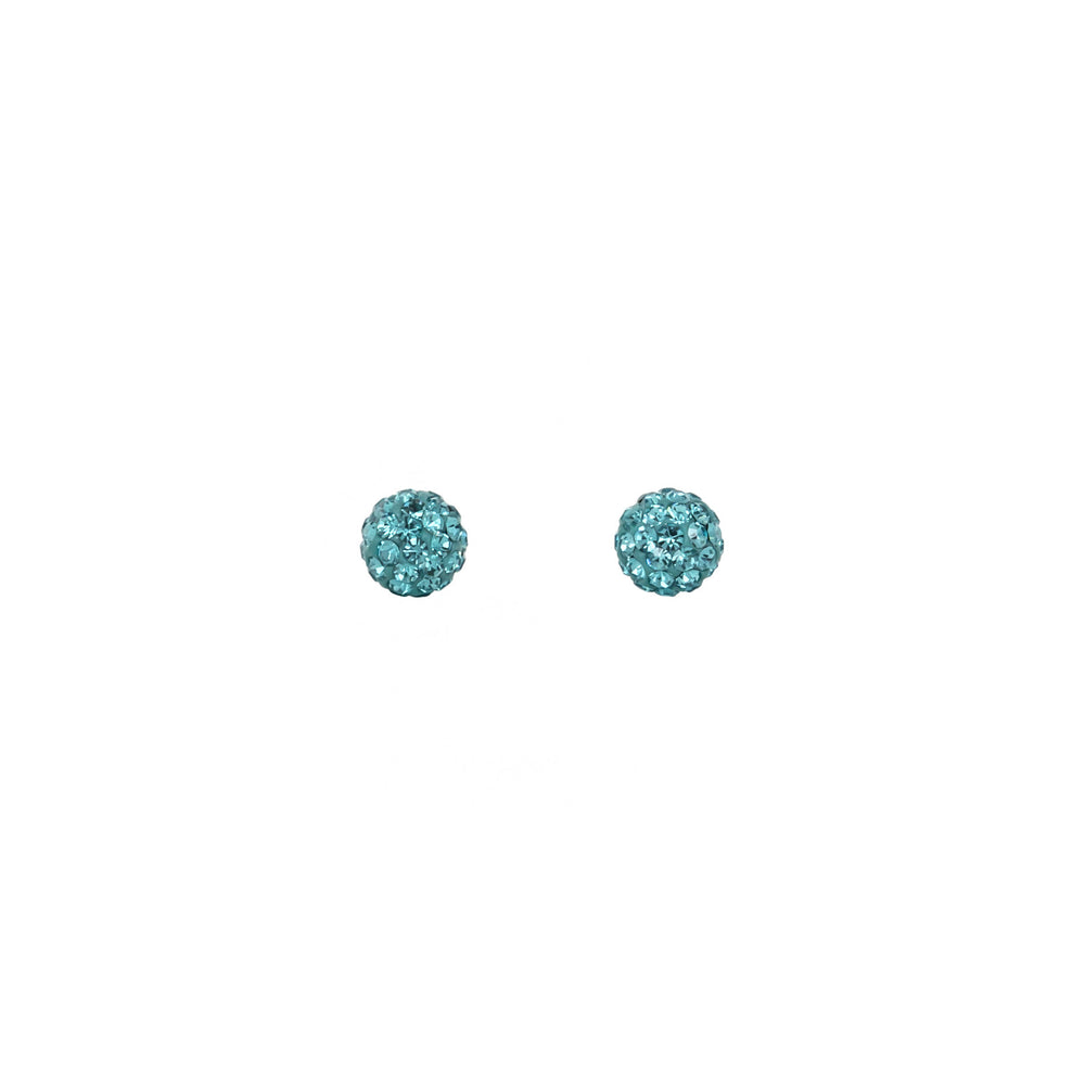 Park and Buzz radiance stud. Sparkle ball earrings. Hillberg and Berk. Canadian Brand. Glitter ball earrings.Teal blue green sparkle earrings jewelry jewellery. Valentines gift.