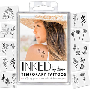 
                
                    Load image into Gallery viewer, Wild Thing  Temporary Tattoo Pack
                
            