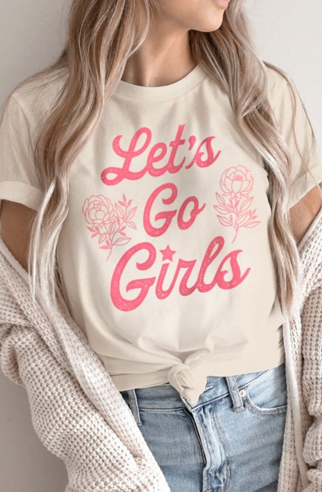 Let’s Go Girls Retro Oversized T Shirt