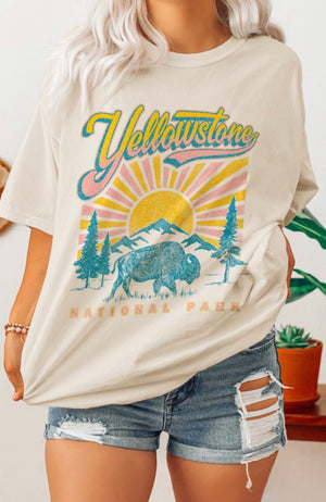 Yellowstone Retro Oversized T Shirt